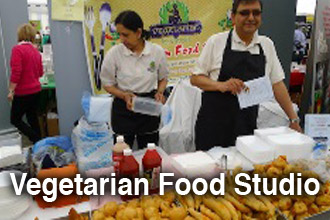 the vegetarian food studio, Cardiff